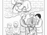 Jesus Getting Baptized Coloring Page Coloring Pages