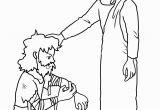 Jesus Heals 10 Lepers Coloring Page Jesus Heals Coloring Pages