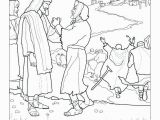 Jesus Heals 10 Lepers Coloring Page Jesus Heals Ten Lepers Coloring Page Jesus Heals Ten