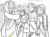 Jesus Heals A Leper Coloring Page 42 Best Jesus Heals the Ten Lepers Images