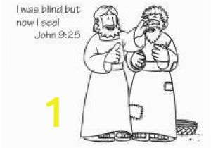 Jesus Heals A Man Born Blind Coloring Page 117 Best Bible Story Crafts Images