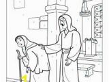 Jesus Heals A Paralytic Coloring Page Jesus Healed the Paralytic Hidden