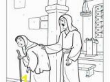 Jesus Heals A Paralytic Coloring Page Jesus Healed the Paralytic Hidden