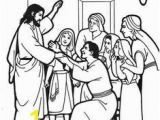 Jesus Heals A Paralyzed Man Coloring Page 540 Best Bible New Testament Colouring Pages Images