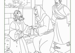 Jesus Heals A Paralyzed Man Coloring Page Jesus Healed A Blind Man Coloring Page John 9 1 7