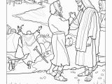 Jesus Heals Coloring Page Coloring Pages