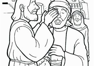 Jesus Heals the Blind Man Coloring Page Healing Coloring Pages at Getdrawings