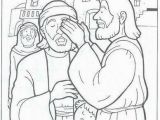 Jesus Heals the Blind Man Coloring Page Healing the Blind Man Bible Coloring Pages