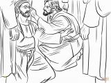 Jesus Heals the Blind Man Coloring Page Jesus Heals A Man Born Blind Coloring Page