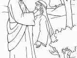 Jesus Heals the Blind Man Coloring Page Jesus Heals A Man with Leprosy Coloring Page Coloring Pages