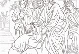 Jesus Heals the Blind Man Coloring Page Jesus Heals the Blind Man Coloring Page at Getdrawings