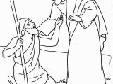 Jesus Heals the Blind Man Coloring Page “the Rule Of God”