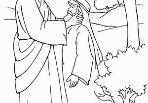 Jesus Heals the Deaf Man Coloring Page Jesus Healing Deaf Man is Miracles Of Jesus Coloring Page