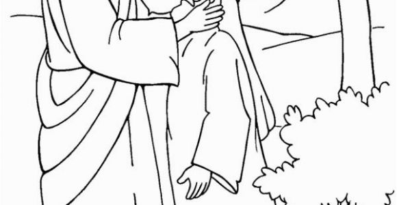 Jesus Heals the Deaf Man Coloring Page Jesus Healing Deaf Man is Miracles Of Jesus Coloring Page