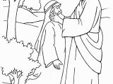 Jesus Heals the Deaf Man Coloring Page Jesus Heals A Deaf Mute Coloring Page