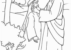 Jesus Heals the Deaf Man Coloring Page Jesus Heals A Deaf Mute Coloring Page