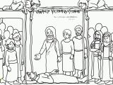 Jesus Heals the Deaf Man Coloring Page Jesus Heals A Man by the Pool Coloring Page Coloring Home