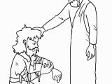 Jesus Heals the Deaf Man Coloring Page Jesus Heals Coloring Pages