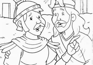 Jesus Heals the Official S son Coloring Page Coloring Page Centurion