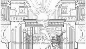 Jesus In Heaven Coloring Page Jesus at the Heavens Gate Wel Ing His Faithful Servant