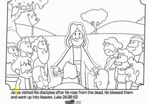 Jesus is Alive Coloring Page Jesus Appears to His Disciples Bible Coloring Pages