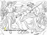 Jesus is Tempted Coloring Page Jesus Temptation Coloring Page Balaam and His Donkey Coloring Page