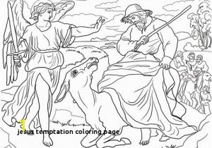 Jesus is Tempted Coloring Page Jesus Temptation Coloring Page Balaam and His Donkey Coloring Page