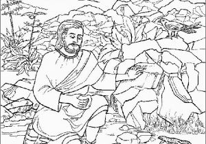 Jesus is Tempted In the Desert Coloring Page Jesus is Tempted In the Desert Coloring Pages