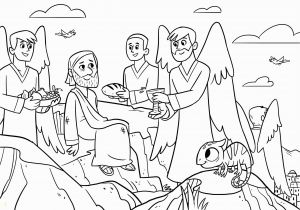 Jesus is Tempted In the Desert Coloring Page Jesus Temptation Coloring Page at Getcolorings