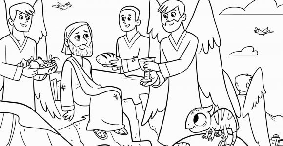 Jesus is Tempted In the Desert Coloring Page Jesus Temptation Coloring Page at Getcolorings