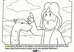 Jesus is Tempted In the Desert Coloring Page Jesus Tempted Bible Coloring Pages