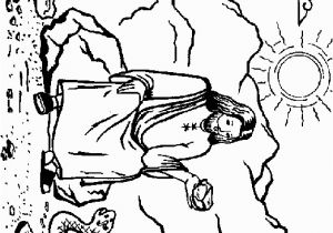 Jesus is Tempted In the Desert Coloring Page Jesus Tempted In the Desert Coloring Page Coloring Pages