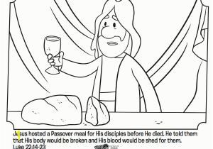 Jesus is the Bread Of Life Coloring Page Last Supper Bible Coloring Pages