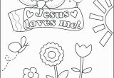 Jesus Loves Me Coloring Page Free July 2018