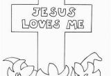 Jesus Loves Me Cross Coloring Page Jesus Loves Me Religia Pinterest