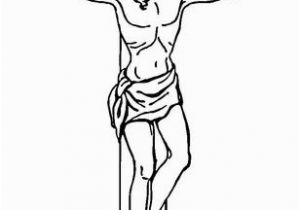 Jesus On the Cross Coloring Pages Printable Jesus On the Cross