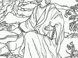 Jesus Praying at Gethsemane Coloring Page Jesus Praying In Gethsemane Coloring Page