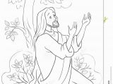 Jesus Praying at Gethsemane Coloring Page the Prayer Jesus In the Gethsemane Garden Coloring