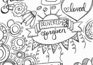 Jesus Promises the Holy Spirit Coloring Page Chosen Delivered forgiven and Amazing Grace Coloring Page