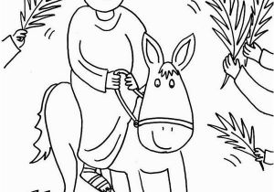 Jesus Riding On A Donkey Coloring Page the Best Free Jerusalem Coloring Page Images Download