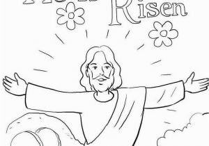 Jesus Rose From the Dead Coloring Page Jesus Easter Coloring Pages Beautiful Religious Easter Coloring Page
