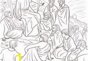 Jesus Sermon On the Mount Coloring Page 1825 Best Christian Coloring & Activities Images