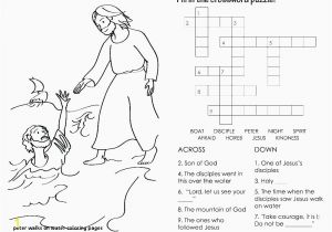 Jesus Sermon On the Mount Coloring Page 20 Peter Walks Water Coloring Pages