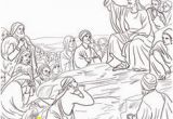 Jesus Sermon On the Mount Coloring Page 540 Best Bible New Testament Colouring Pages Images