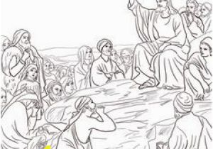 Jesus Sermon On the Mount Coloring Page 540 Best Bible New Testament Colouring Pages Images
