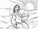 Jesus Sermon On the Mount Coloring Page Nicodemus Meets Jesus Coloring Pages