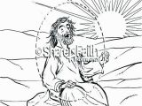 Jesus Sermon On the Mount Coloring Page Nicodemus Meets Jesus Coloring Pages