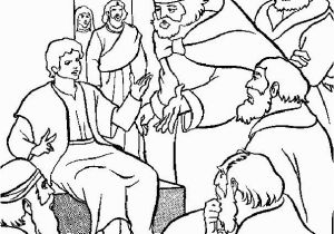 Jesus Teaching In the Synagogue Coloring Page Jesus Teaching In the Synagogue Coloring Page Coloring Pages