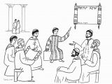 Jesus Teaching In the Synagogue Coloring Page Jesus Teaching In the Synagogue Coloring Page Coloring Pages