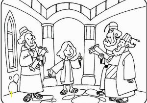 Jesus Teaching In the Synagogue Coloring Page Jesus Teaching In the Synagogue Coloring Page Coloring Pages